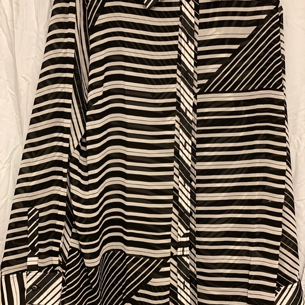 Black and white shirt